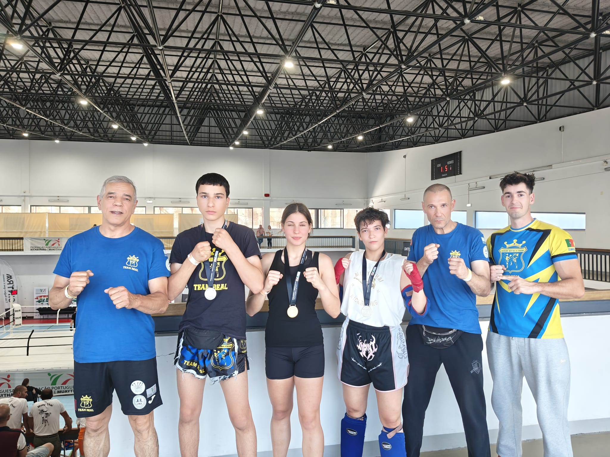 Team Real conquista Ouro e duas Pratas no Open de Muay Thai da FPKMT